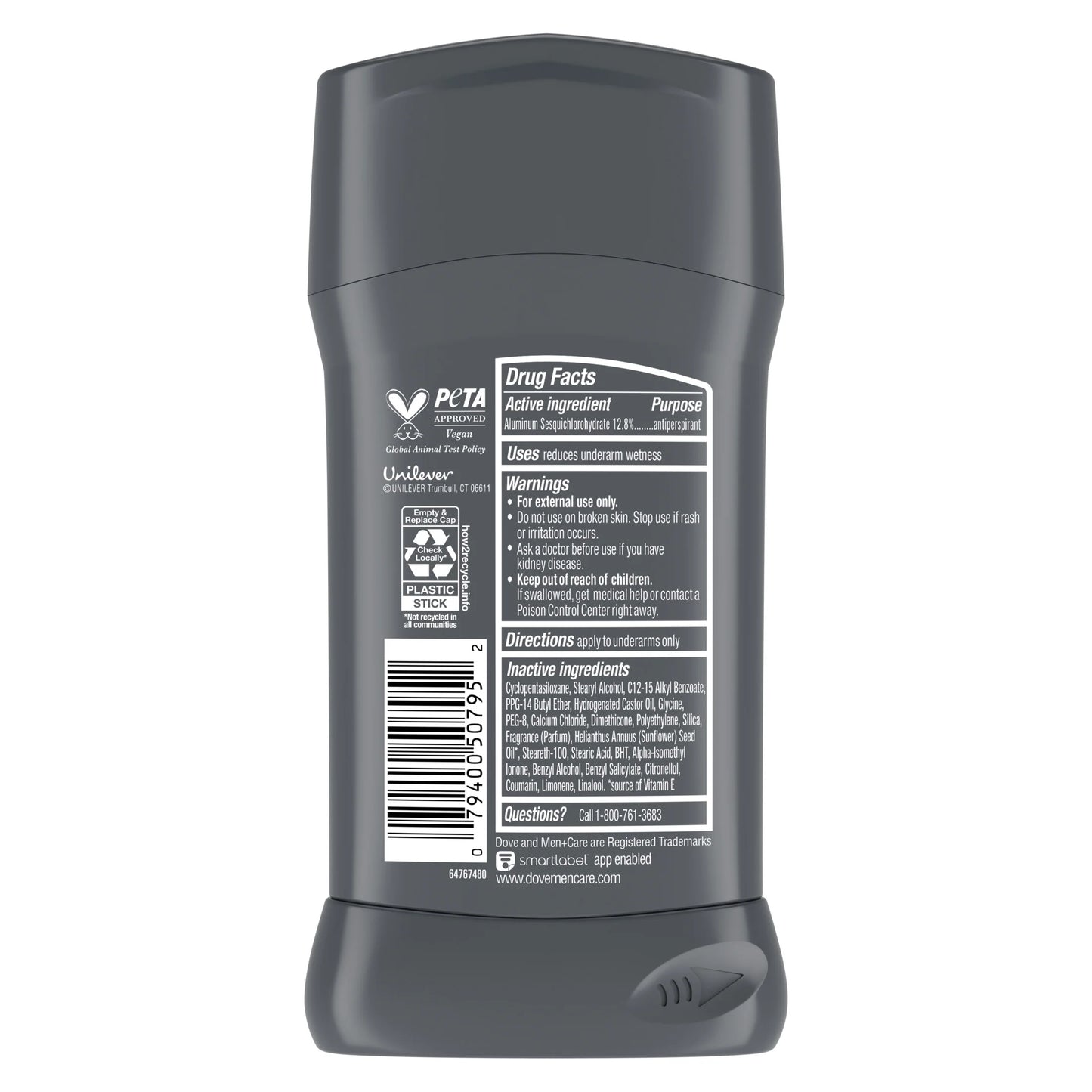 Antiperspirant Deodorant Stick for Men Midnight Classico, 2.7 Oz