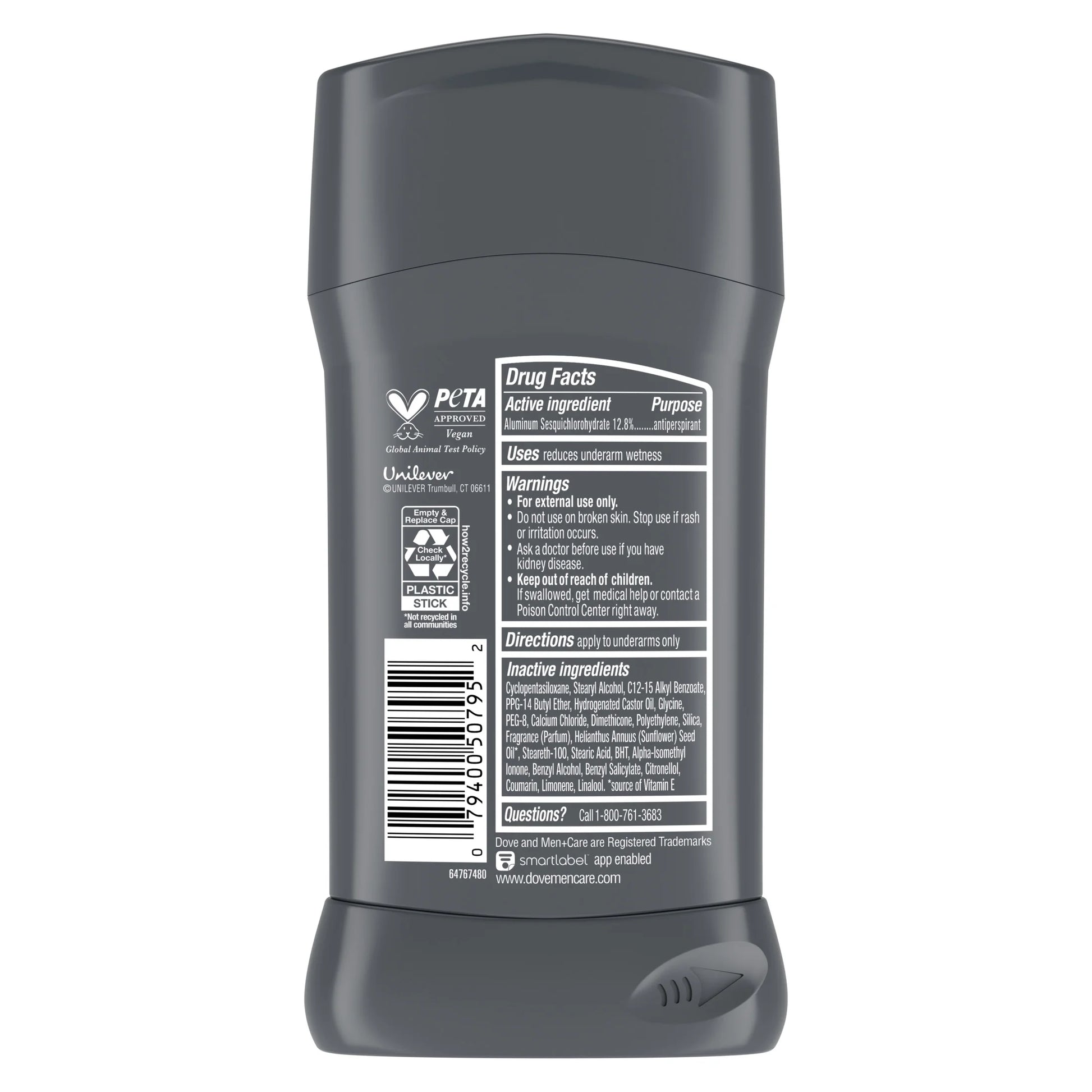 Antiperspirant Deodorant Stick for Men Midnight Classico, 2.7 Oz